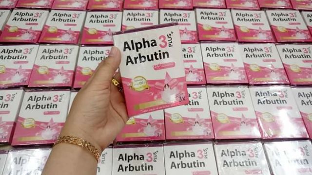 Viên bột kích trắng da Alapha arutin Thái Lan