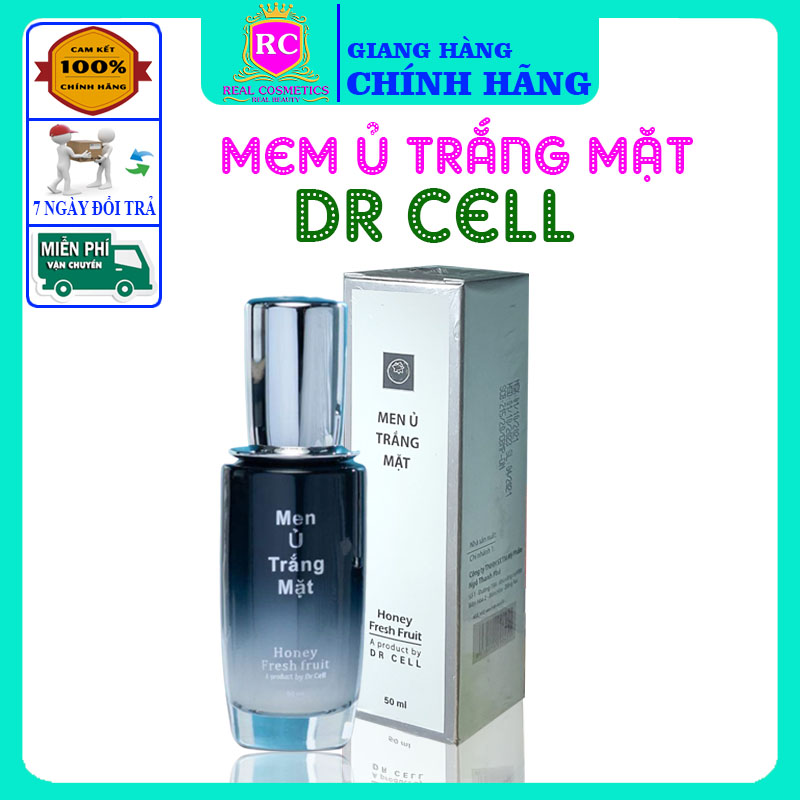 Ủ Trắng Mặt Dr Cell, Lên Men Từ Trái Cây Tươi, Trắng Nhanh Và An Toàn Tuyệt Đối Cho Da, Hộp 50g