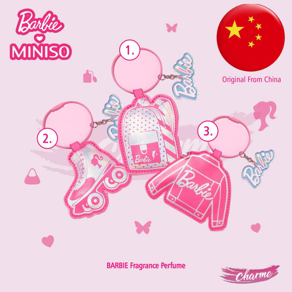 READY ORI) Miniso X Barbie Fragrance Perfume Parfum lemari