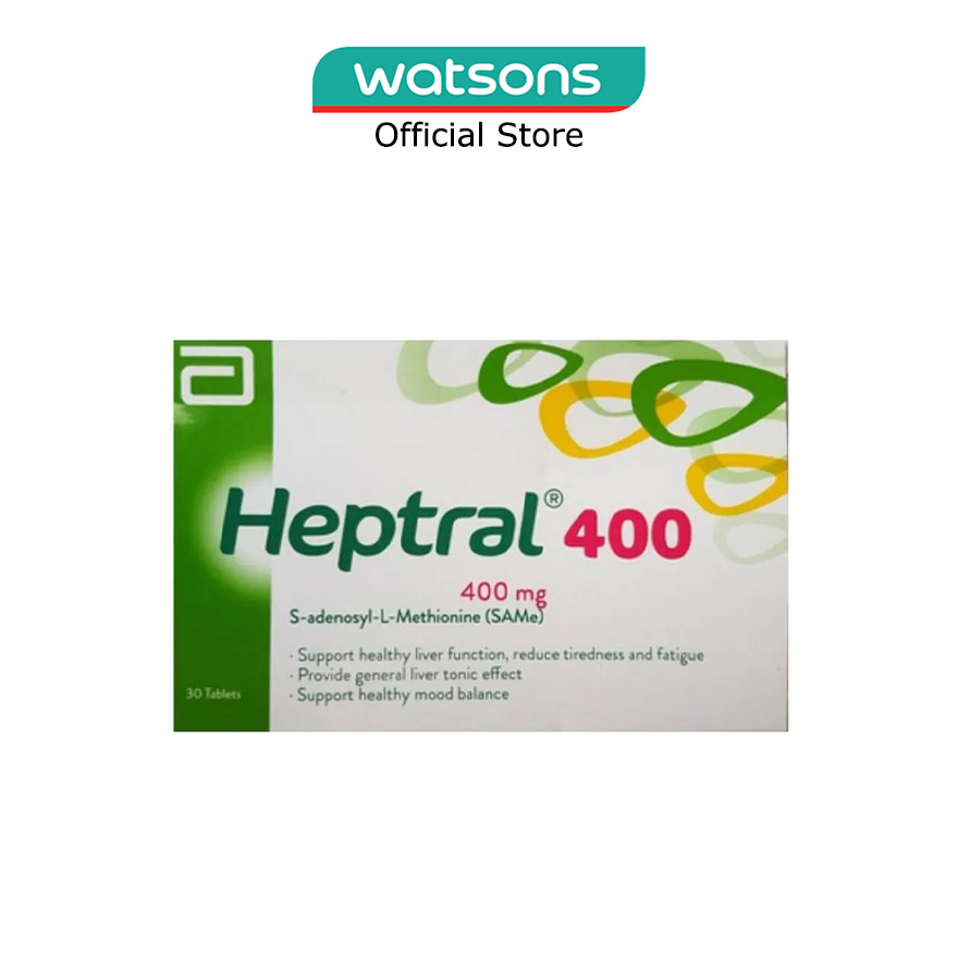 HEPTRAL Tablets 400mg (Supporting Healthy Liver Function & Healthy Mood ...