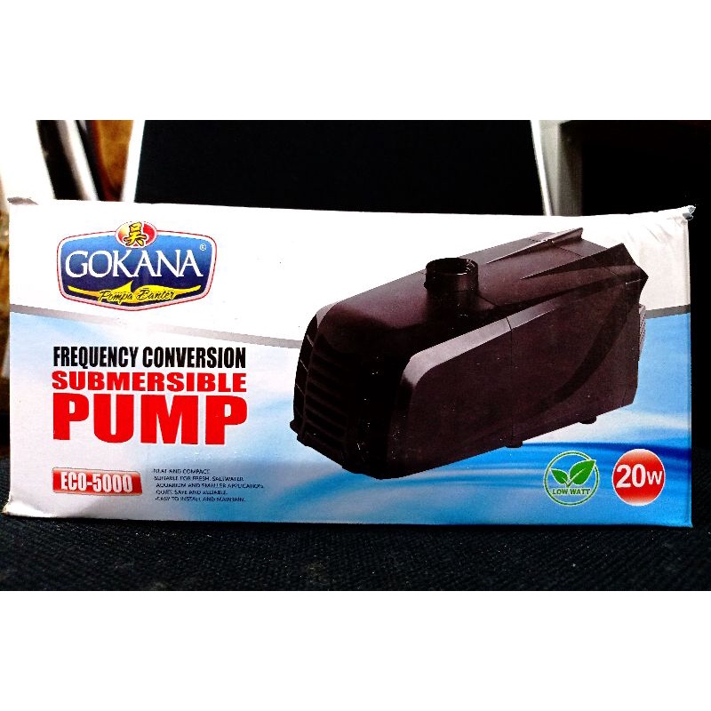 Submersible Pump GOKANA ECO 5000 Pompa aquarium kolam