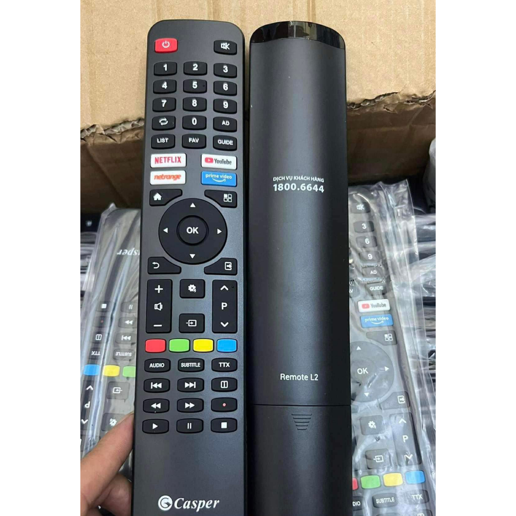 [Hàng xin] Remote điều khiển tivi CASPER