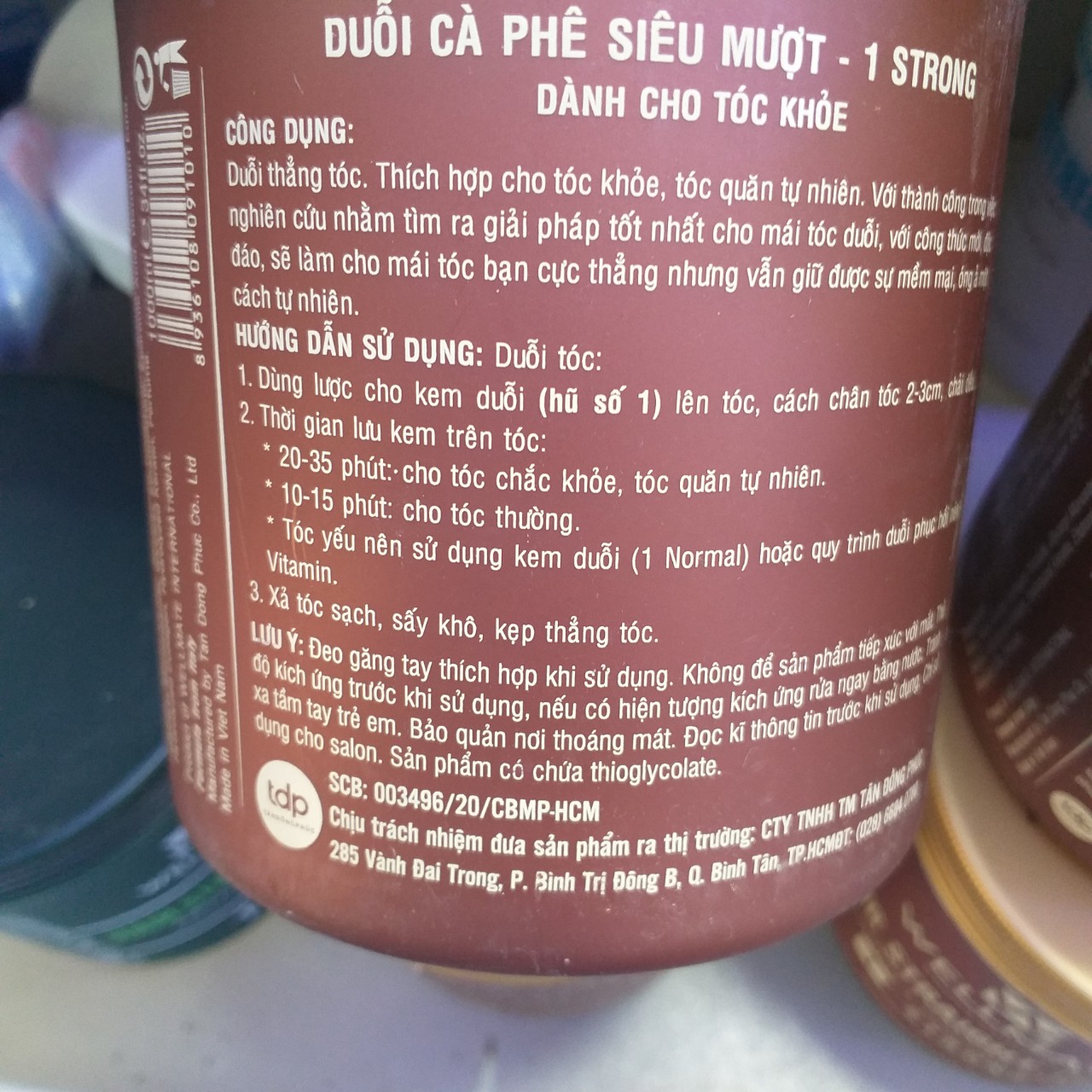 Thuốc duỗi tóc  Wellmate Cafe 1000ml x2 ( Hũ số 1 và Hũ Số 2 )