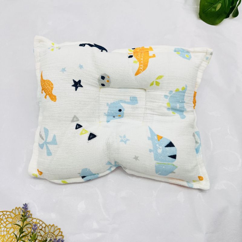 Gối lõm xô muslin  cho bé