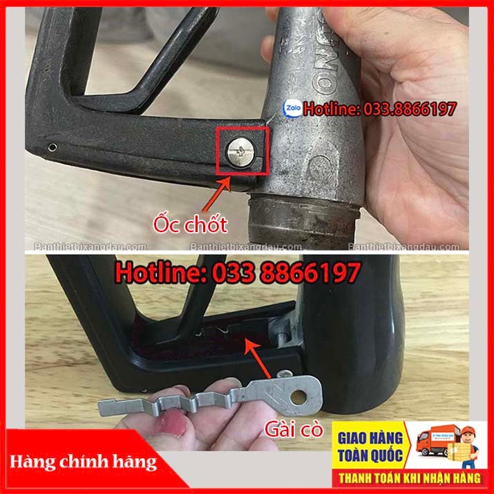 Gài cò và ốc chốt cò bơm xăng dầu Tatsuno