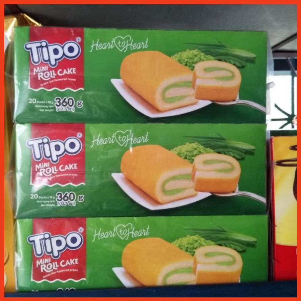 Bánh Bông Lan Tipo Cuộn Cốm 360g