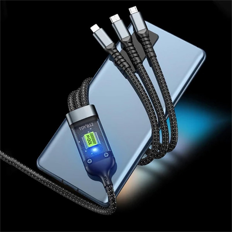 Transparent%20Luminous%203-in-1%20Super%20Fast%20Charging%20Cable,%203%20in%201%20Charging%20Cable,%20Compatible%20with%20Phone/Android/Tabl%20-%20Image%202