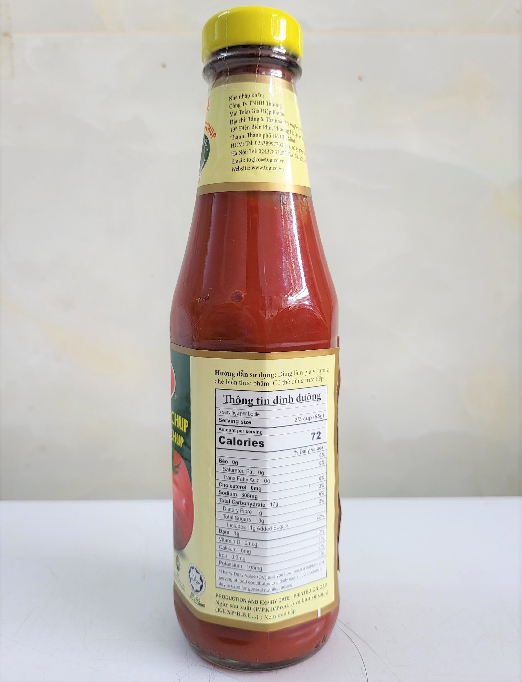 [Chai TT 330g] TƯƠNG CÀ CHUA [Malaysia] LIFE Tomato Ketchup (halal) (tgc-hk)