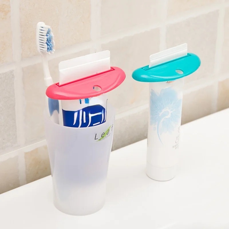 1/3 cái kẹp ống kem đánh răng ép thủ công dụng cụ lấy kem đánh răng dụng dụng cụ ép sữa rửa mặt đa năng phụ kiện phòng tắm