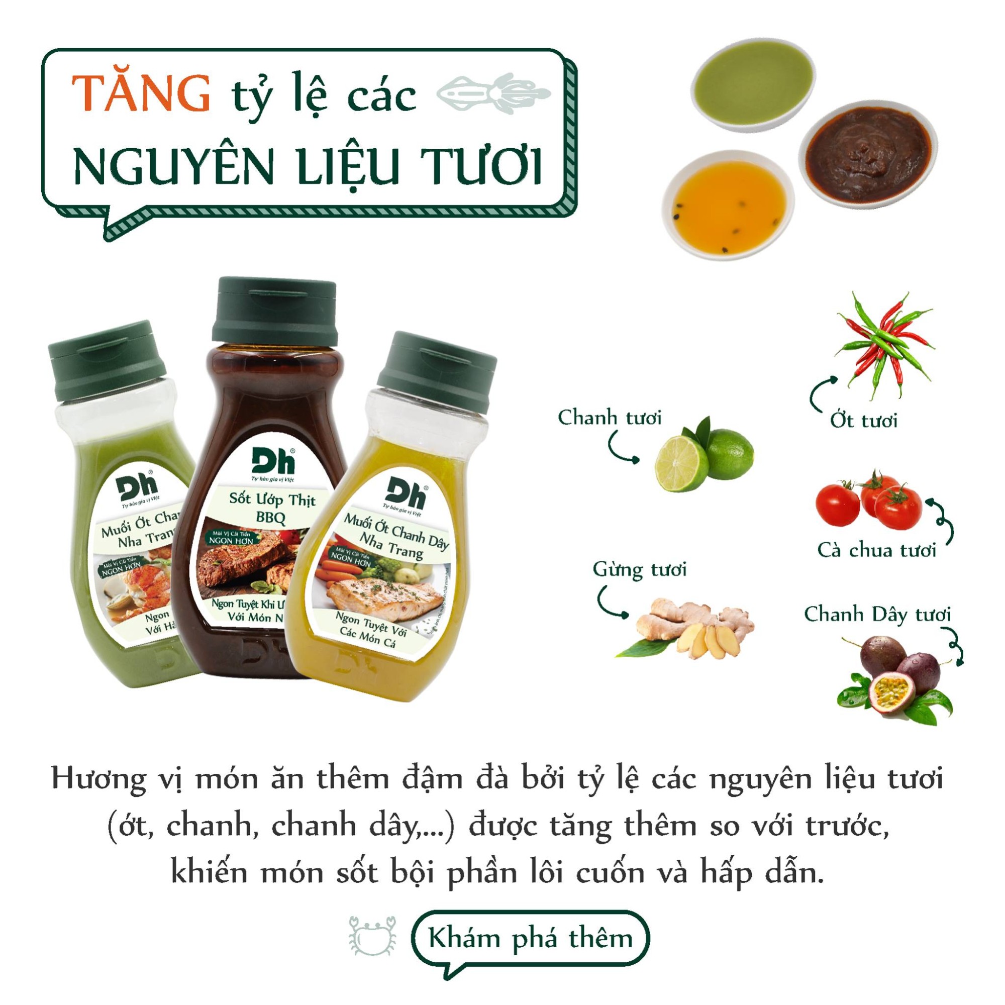 Nước chấm hải sản Dh Foods lọ 200g