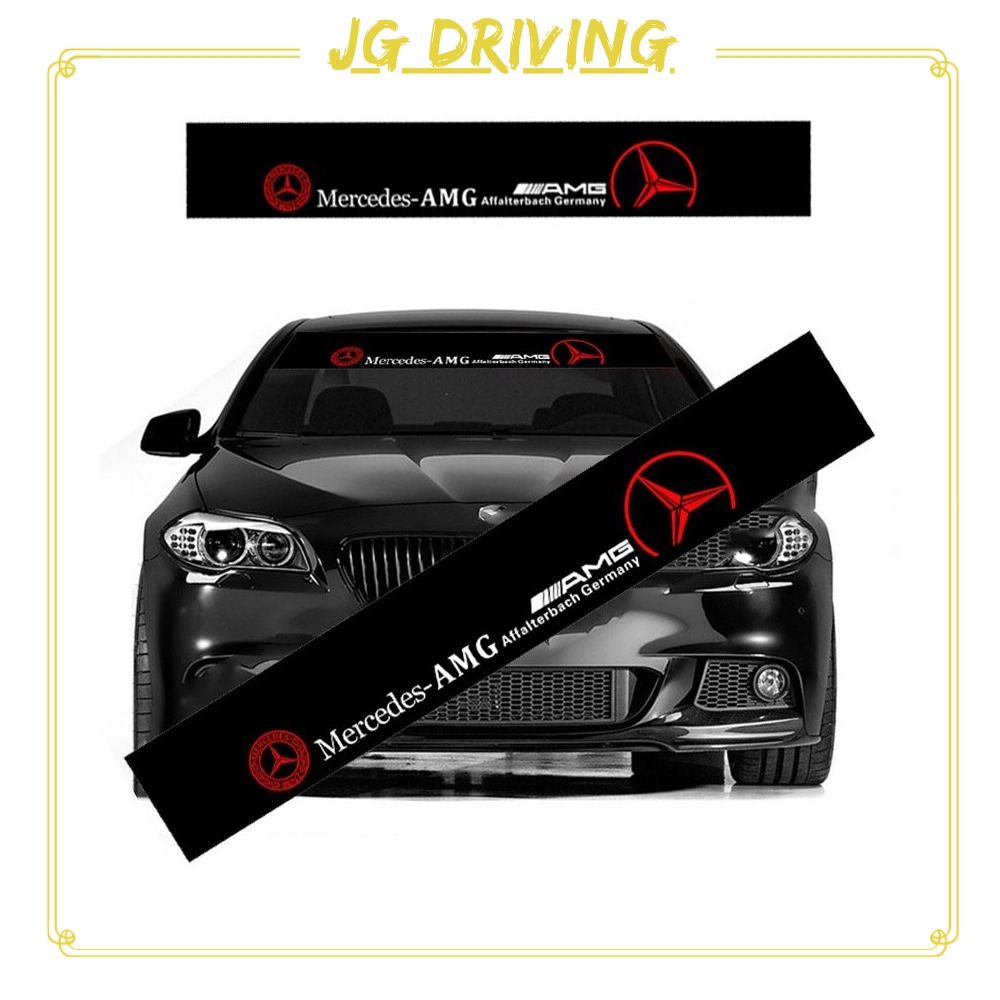 JD Car Windscreen Windshield Sticker BLACK Decorative For ISUZU D-Max MU-X Dmax MuX Accessories