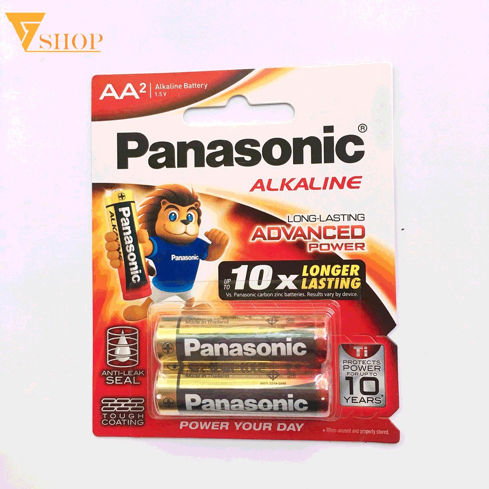 Chính Hãng - Pin AA / Pin AAA Panasonic Alkaline 1,5 V(Vỉ 2 viên/ vỉ 4 viên)