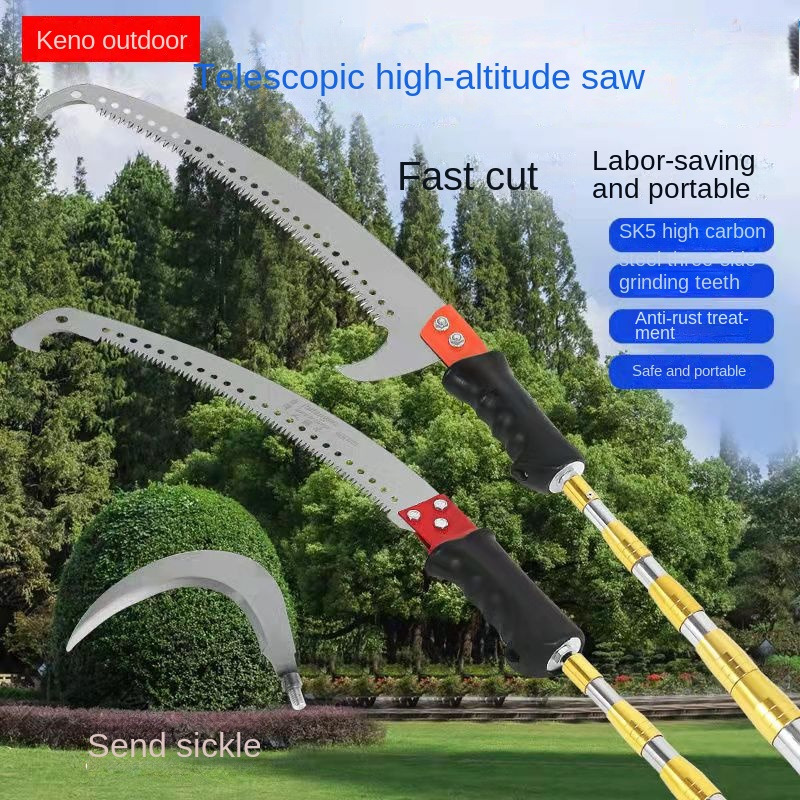 Highaltitude Telescopic Pole Saw Pruner Aluminum Alloy High Branch