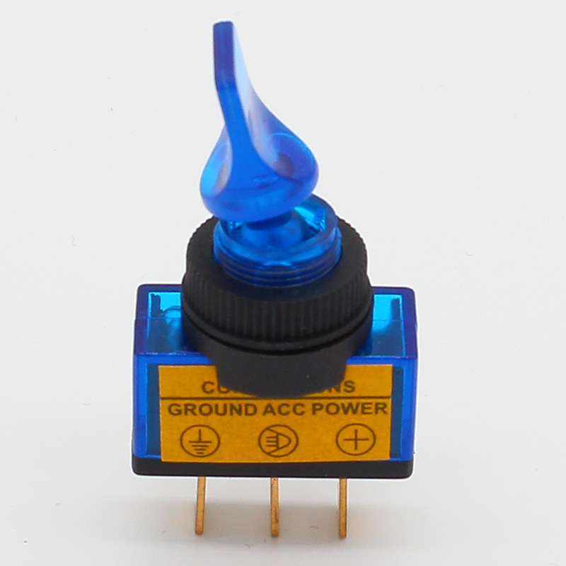 【TopazTrove】4pcs DC12V 20A Indicator Panel Mounting ON-OFF Car Toggle ...
