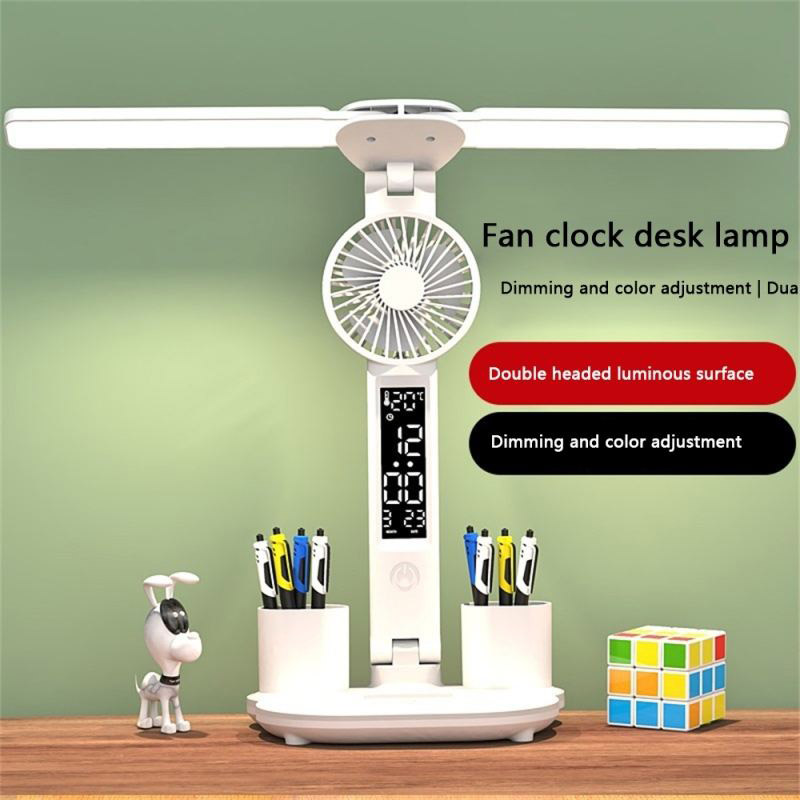 JIASHI Đèn bàn đèn học ký túc xá đèn bảo vệ mắt sạc đèn bàn đèn đầu giường Đèn Bút đa chức năng đèn học để bàn cho bé đen học để bàn đèn sạc tích điện đèn học để bàn chống cận thị