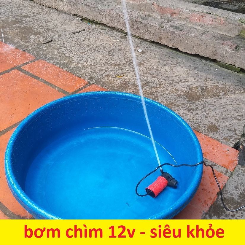 bơm chìm mini 12v - 30w (bơm cắt rãnh tường)