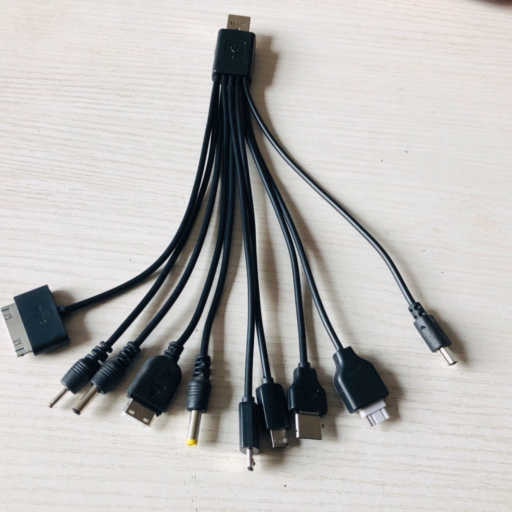 Cáp sạc điện thoại đa năng 10in1