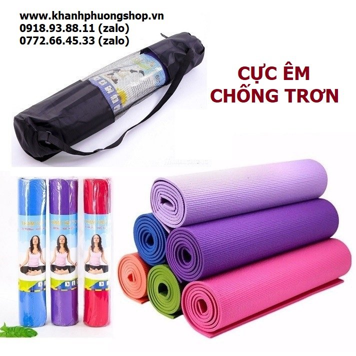 thảm tập yoga 2 mặt - thảm yoga