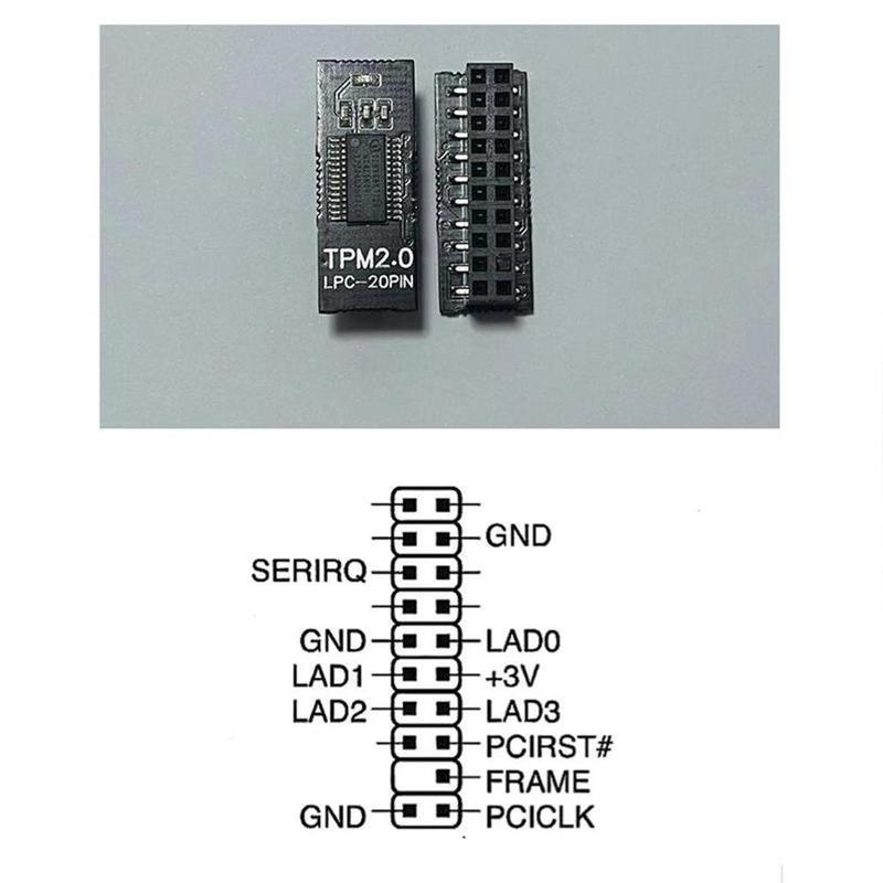 TPM 2.0 Encryption Security Module Support Multi-brand K5H7