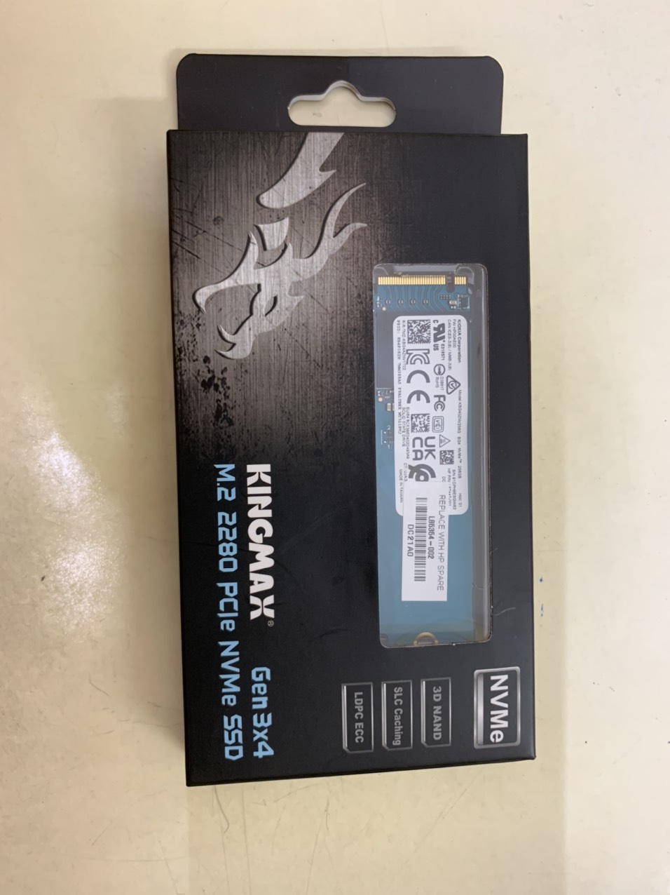 Ổ cứng SSD KioXia M.2 2280 - 256GB NVMe ( hàng tháo máy)