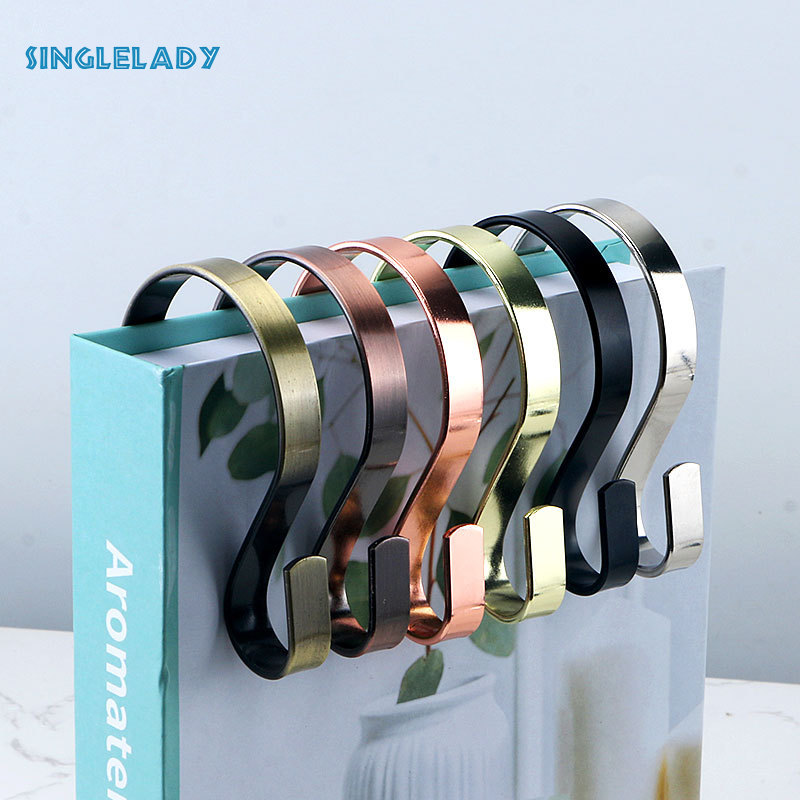 SINGLELADY [Miễn Phí Vận Chuyển]Móc kim loại Vớ giáng sinh móc giáng sinh lò sưởi móc đa năng móc kim loại
