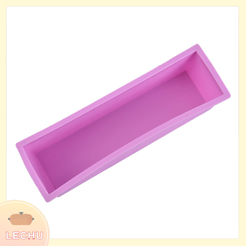 🥪 LECHU🍟 Heishada 1200g Silicone Soap Mould Rectangular Toast Loaf Mold Handmade Form Soap Tool