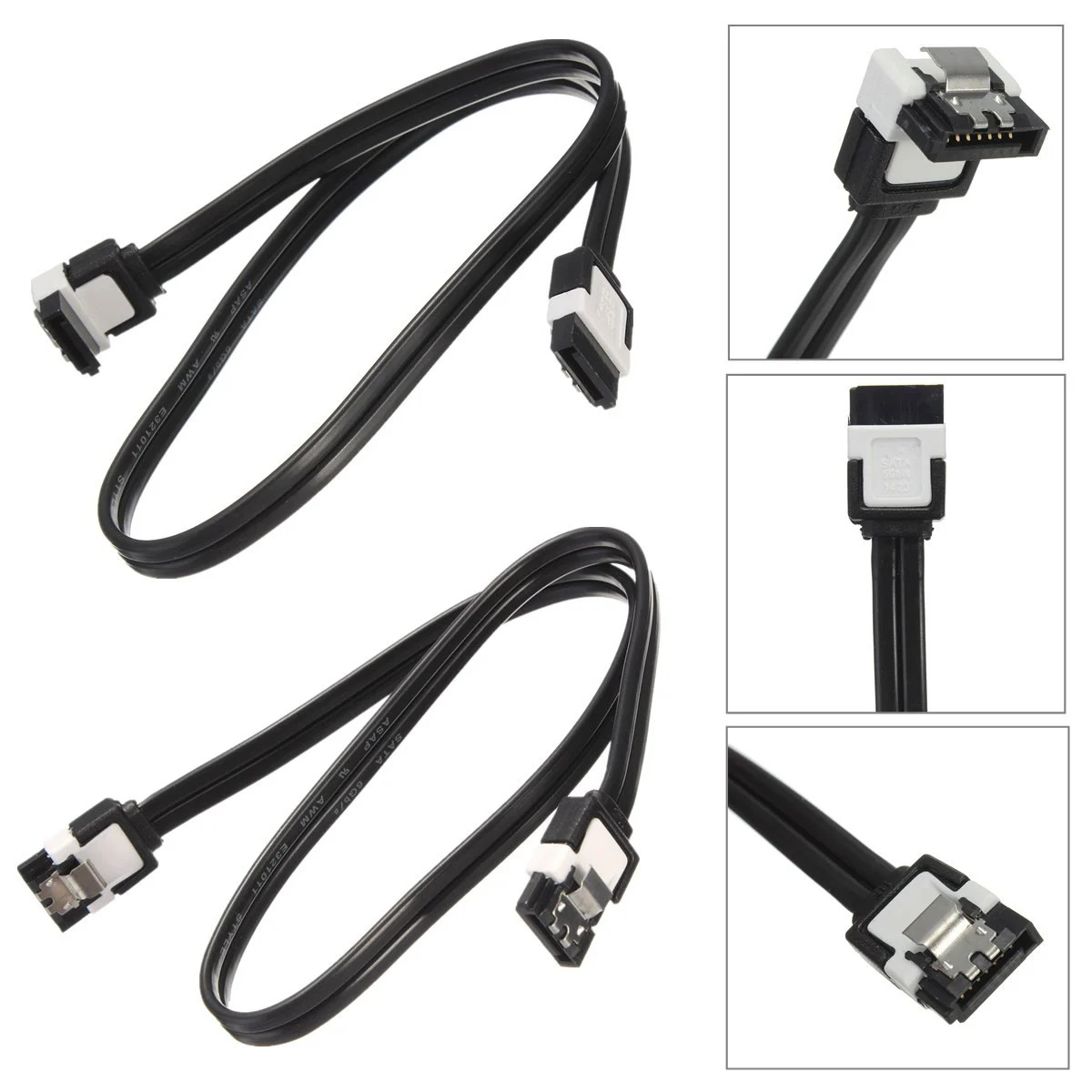 Cáp SATA III 6GB/s Gigabyte/Asus black (30cm)