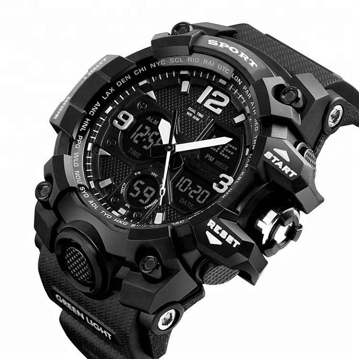 Đồng hồ nam Chống nước SPORT dáng thể thao đồng hồ điện tử chống