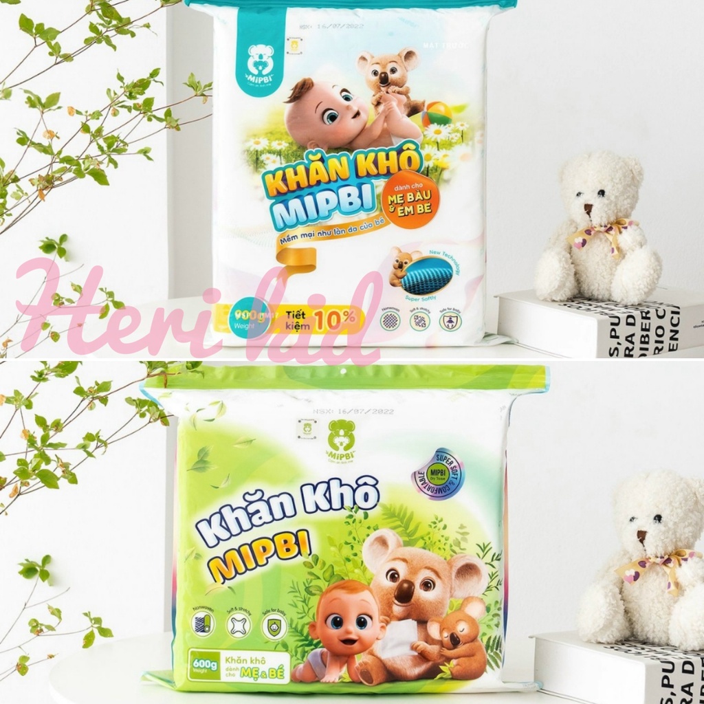 Khăn khô đa năng Mipbi 600gr & 900gr