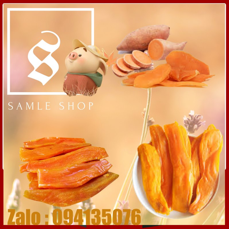 [HCM]khoai lang sấy dẻo 250g- SAM LÊ SHOP