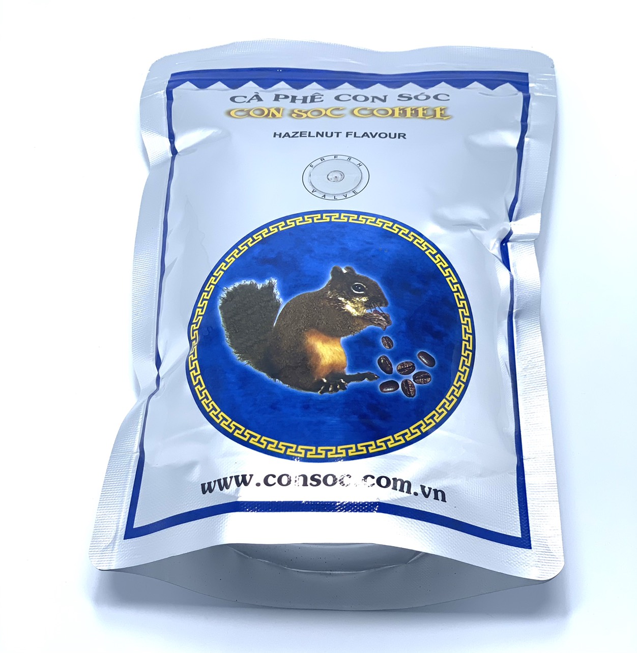 Cà phê Con Sóc Bịch 500gam Xanh - Cà phê pha phin