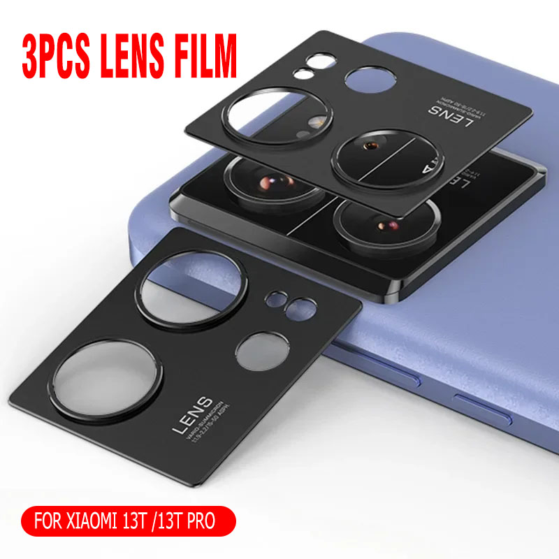 For Xiaomi 13T 13T Pro Aluminum alloy camera film screen protector for xiaomy 13T 13 T Pro 13t pro full cover camera glass lens film