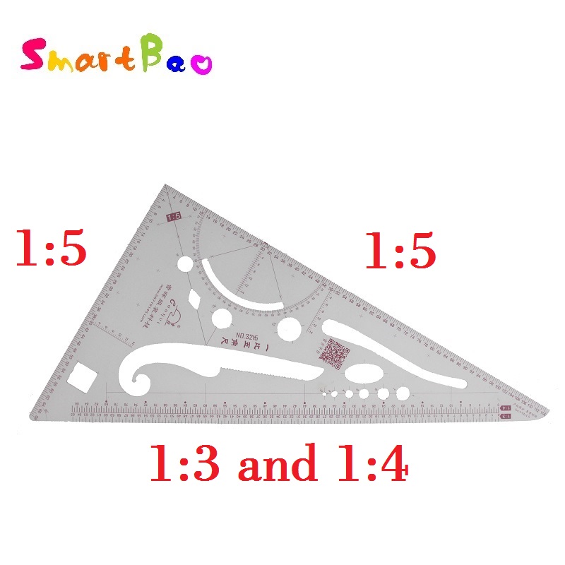 Multifunction Ruler Tool 【Unique features】1/5 Multi-function Clothes Ruler 1:3 1:4 1:5 ...