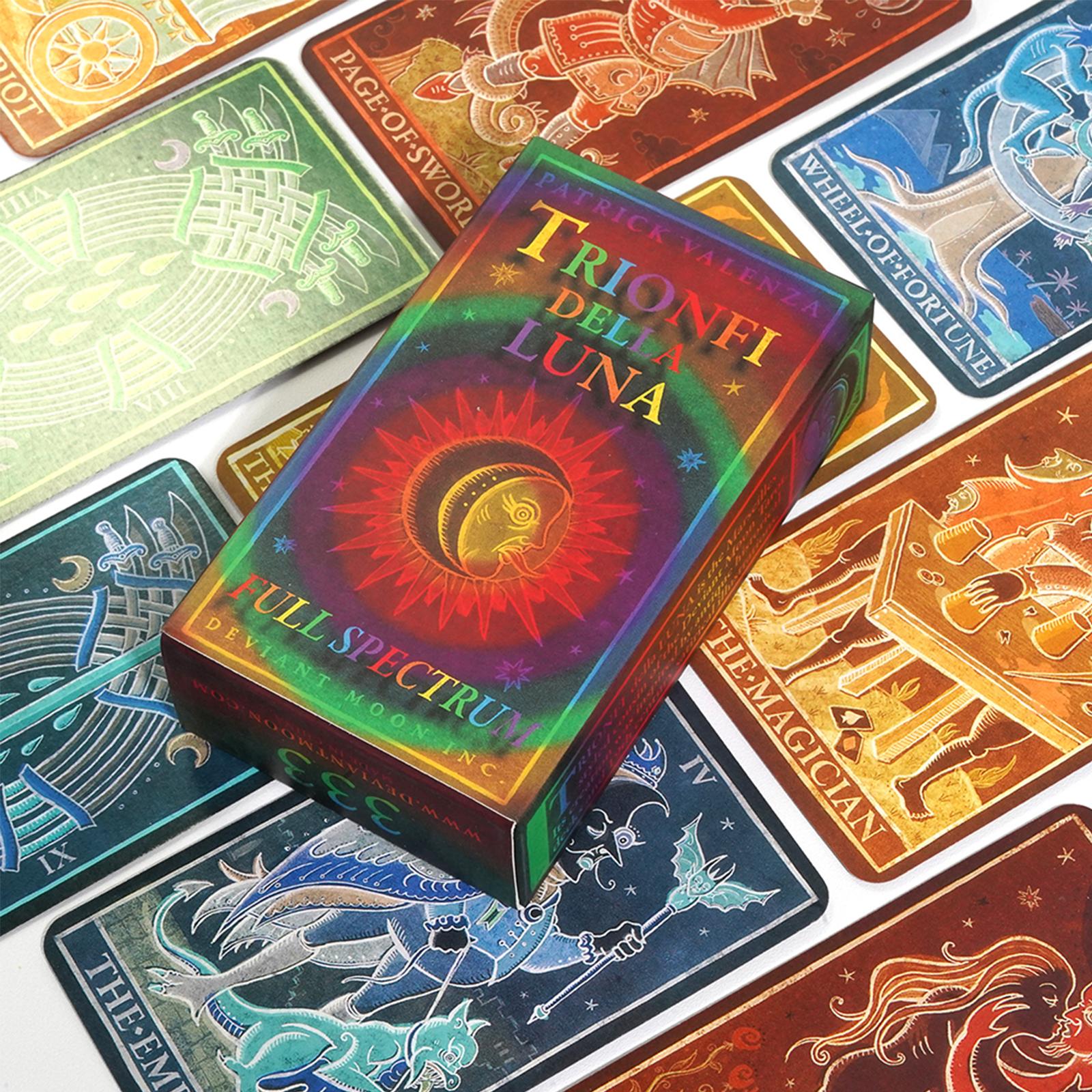 12x7 Cm Trionfi Della Luna Full Spectrum Tarot