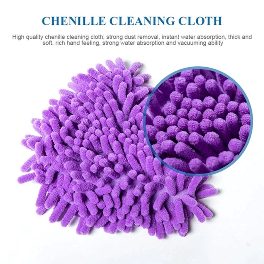 Multifunctional 180 Degree Rotatable Adjustable Triangle Cleaning Mop / Chenille Replacement Head Tile Floor Cleaning Brushes Household Clean Tool