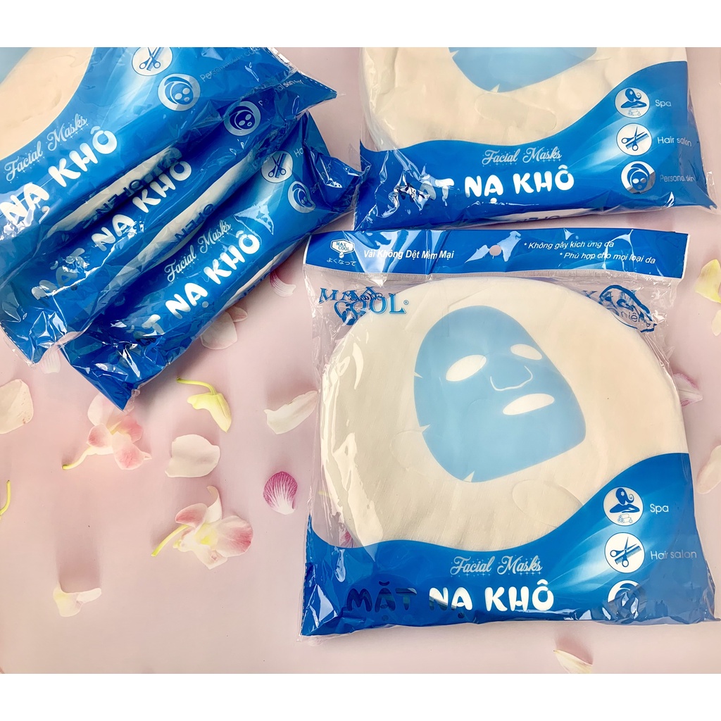 Mặt nạ khô MAX COOL chăm sóc da tiện lợi 100 miếng