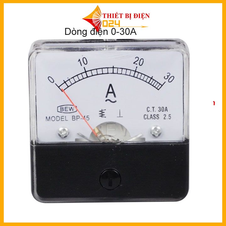 Đồng hồ Ampe kế xoay chiều BEW 5x5x3.5Cm