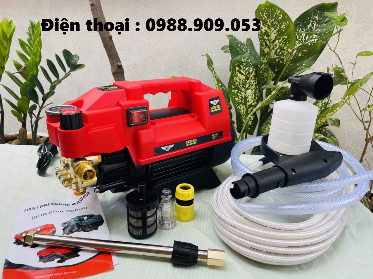 MÁY RỬA XE BOSH 3500W  BỀN KHỎE