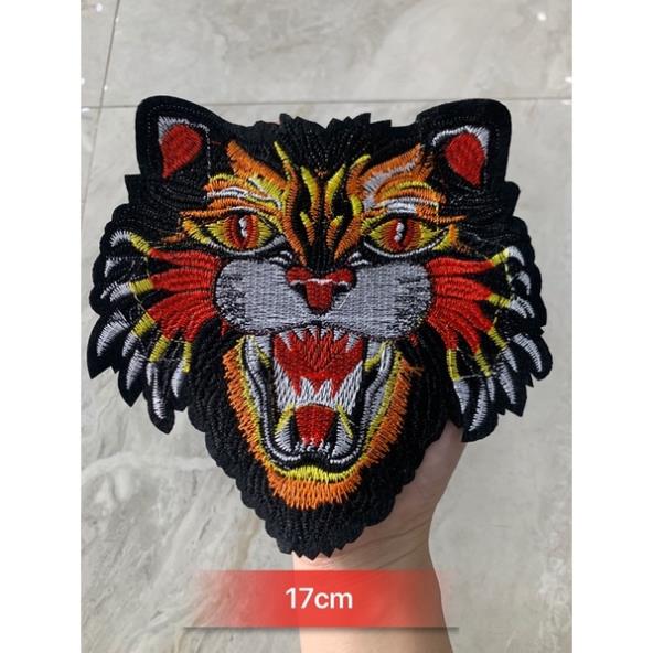Miếng Sticker Thêu Ủi hinh sói