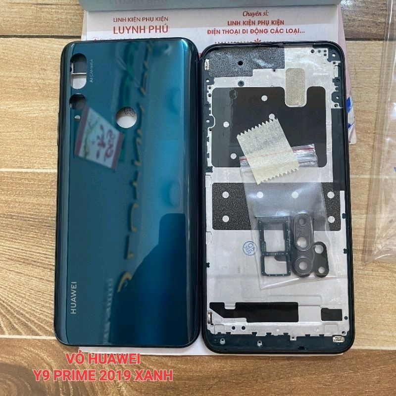 Vỏ huawei y9 prime 2019 có khay sim khung sườn