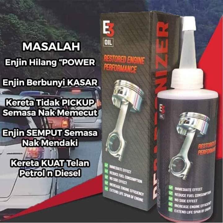 ♬E3 Decarbonizer Car Engine Detox Cuci Karbon Engine♚ | Lazada