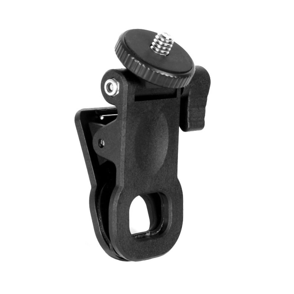 BMKOR 2 Pcs 1/4 Screw Mount Mini Fill Light Clip Plastic Mobile Phone Computer Fill Light Fixed Video Light Mount Clamp Universal Portable LED Selfie Fill Light Clamp Photography Accessory