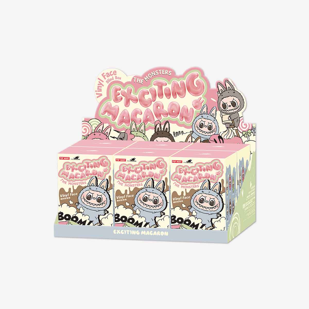 POPMART THE MONSTERS Macaron Labubu 1セット POP MART LABUBU THE MONSTERS Tasty Macarons Series - Vinyl Face