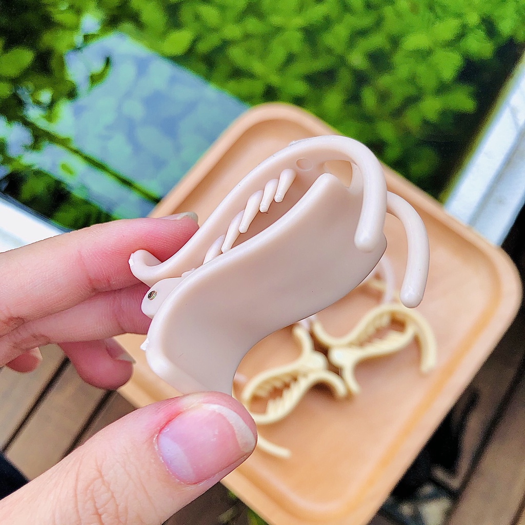 Kẹp tóc càng cua 3 5 răng phong cách Hàn Quốc phụ kiện hottrend cho nữ đẹp LAGU Accessories