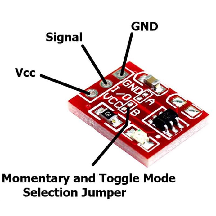 Module Nút Cảm Biến Chạm TTP223 - Touch sensor (5 cái)