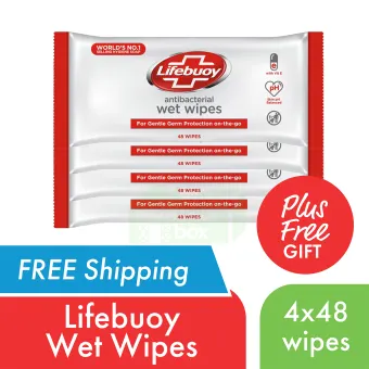 Lifebuoy Antibacterial Wet Wipes 48 count