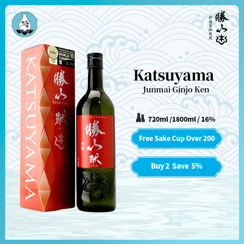 The Champion Sake of IWC 2019] Katsuyama Junmai Ginjo Ken 720ml