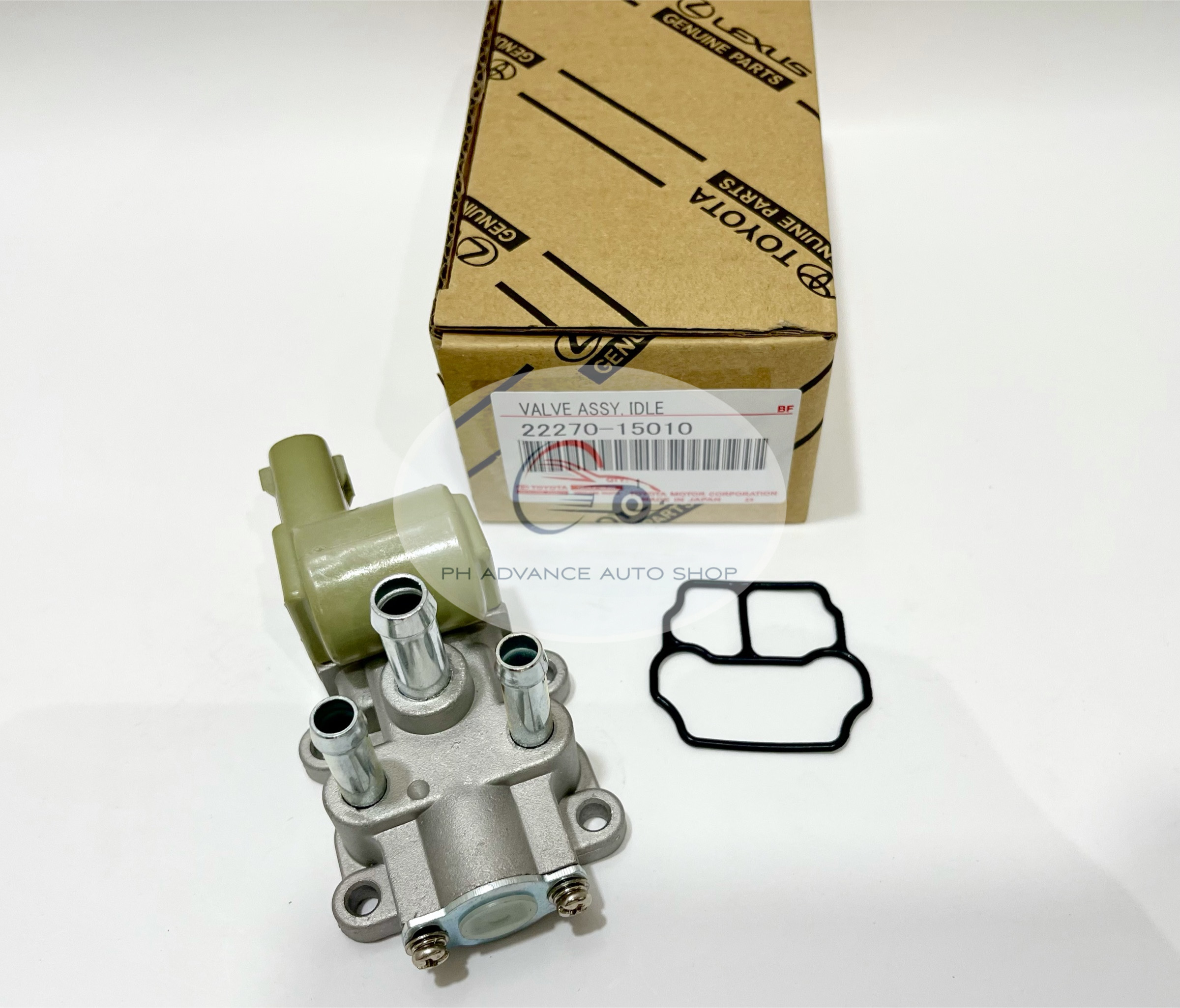 RWENJIAN 22270-15010 車用 IACV アイドルエアコントロールバルブ