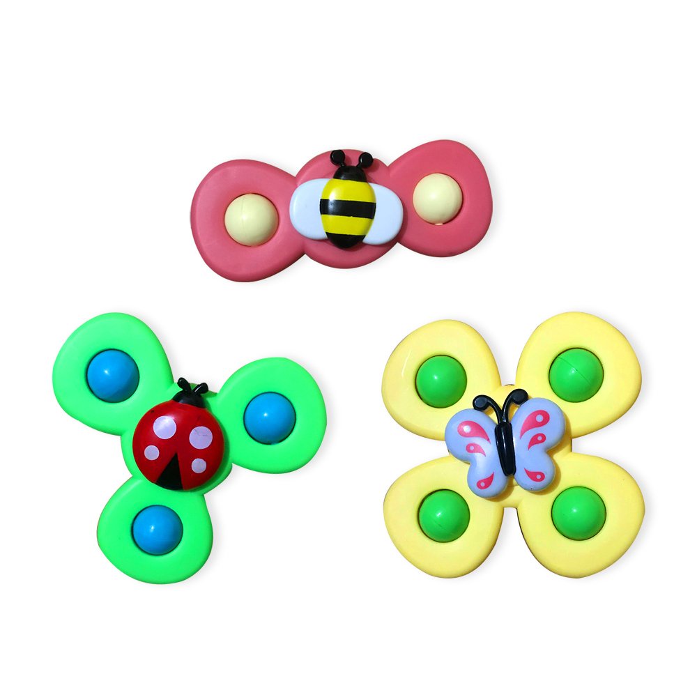 Set 3 đồ chơi con quay spinner hình côn trùng vui nhộn cho bé, bộ 3 chong chóng dính tường cho bé, con quay giá rẻ, con quay đồ chơi cho bé, do choi con quay, set con quay cho bé, côn trùng đồ chơi, đồ chơi con quay
