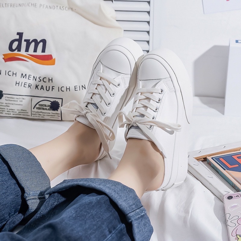 Giày sục nữ Basic kiểu dáng đế độn 3 màu siêu xinh